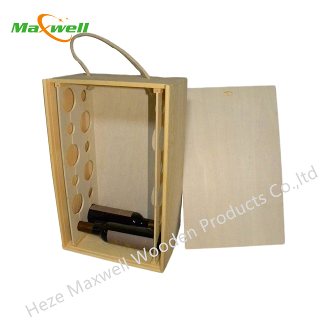 Wood Wine Box/12 Bottles