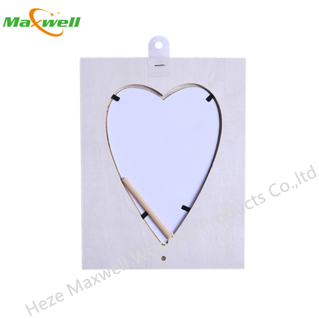 WOOD FRAME LG HEART
