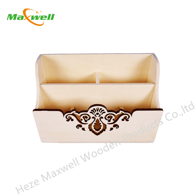 WOOD TABLE COLLECTION BOX WITH LASER