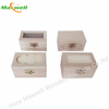 WOOD HINGED BOX 4 AST