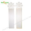wood Porch Sign-snowflake