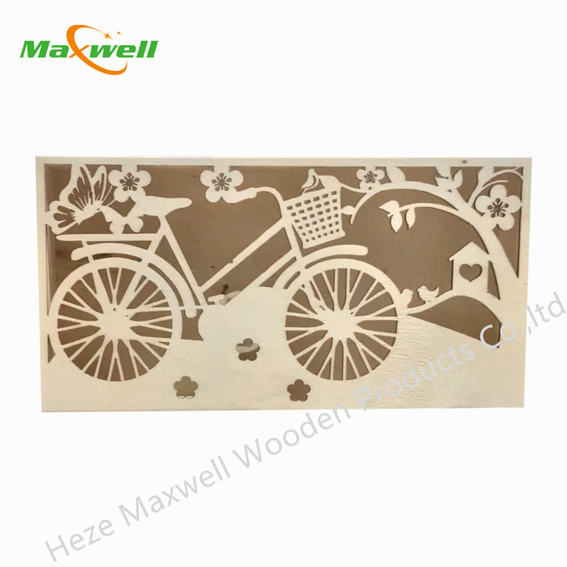 LED WOOD BOX BICYCLE