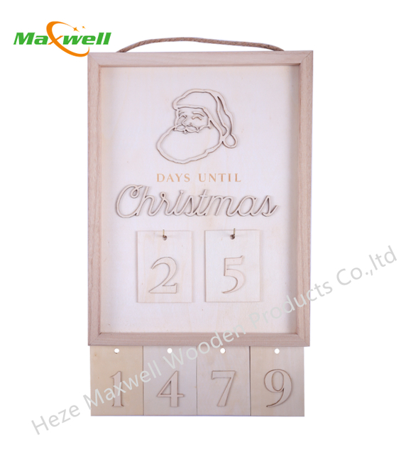 WOOD SANTA COUNTDOWN