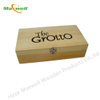 Wood Wine Box/2 Bottles