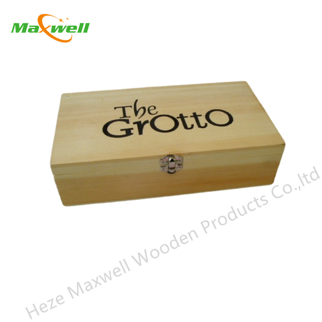 Wood Wine Box/2 Bottles