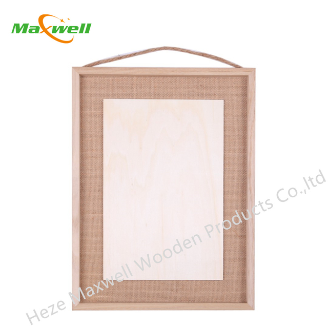 BURLAP SIGN RECTANGLE