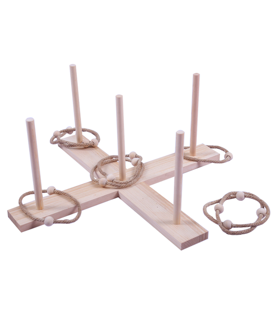 UNFINISHED WOOD RING TOSS