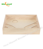 Wood Rectangle Tray with Craved Bottom