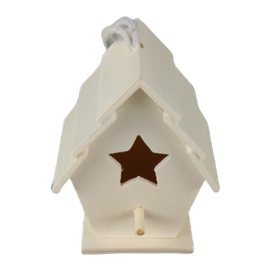 Mini Birdhouse-Star Cutout