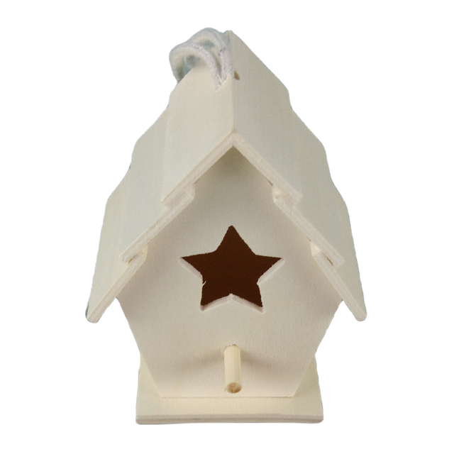 Mini Birdhouse-Star Cutout