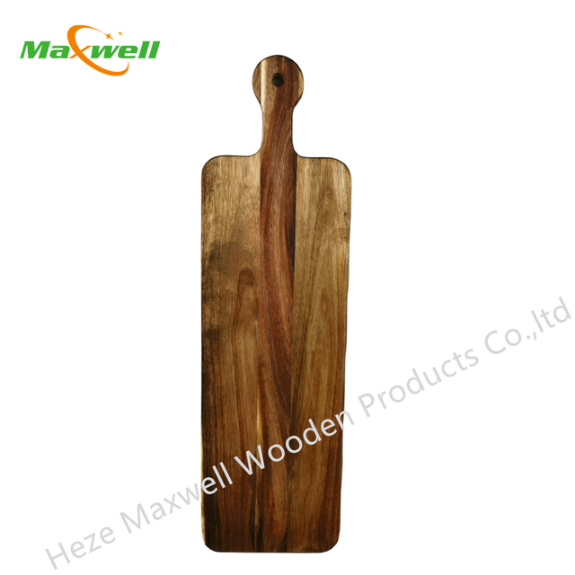 Acacia Wood Tray Rectangle with Handle