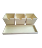 3PC WOOD PLANTERS