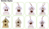 Mini Birdhouse-Heart Opening
