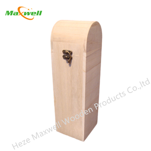 Arch Lid Wood Wine Box