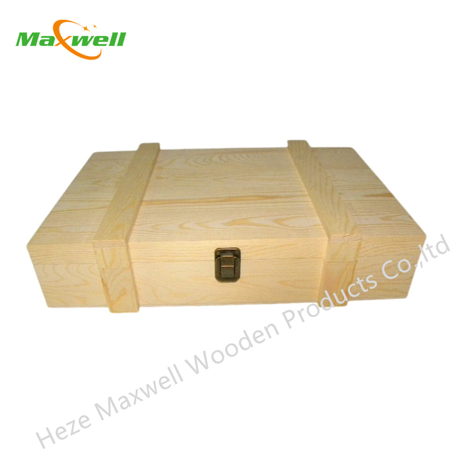 Wood Wine Box/6 Bottles