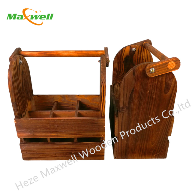 Wood Wine Crate for 6 bottle