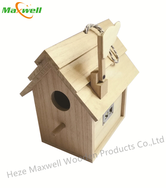 WOOD BIRDHOUSE-LARGE