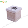 WOOD BOX LASER SNOWFLAKE
