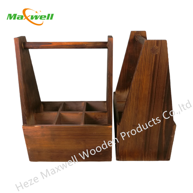 Wood Wine Crate for 6 bottles