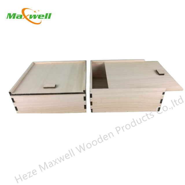 Wood Box -Sliding Lid