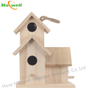 WOOD BIRDHOUSE-3 SIDED