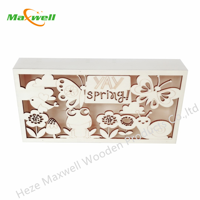 Wood LED Box Spring