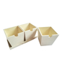 3PC WOOD PLANTERS