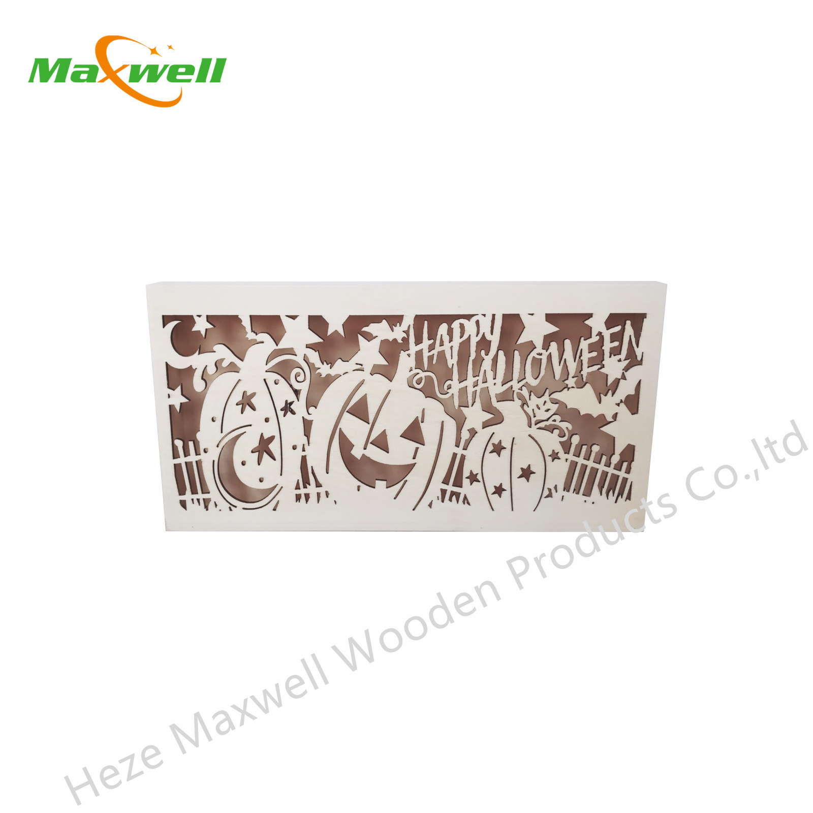 LH8796 (1) LED BOX HAPPY L PUMPKINS 