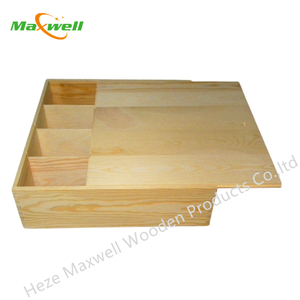Wood Wine Box/4 Bottles