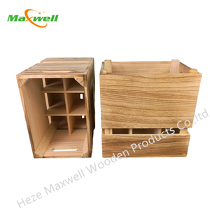 Wood Wine Carry Crate