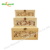 WOODEN LASER CUT BOX SET/3