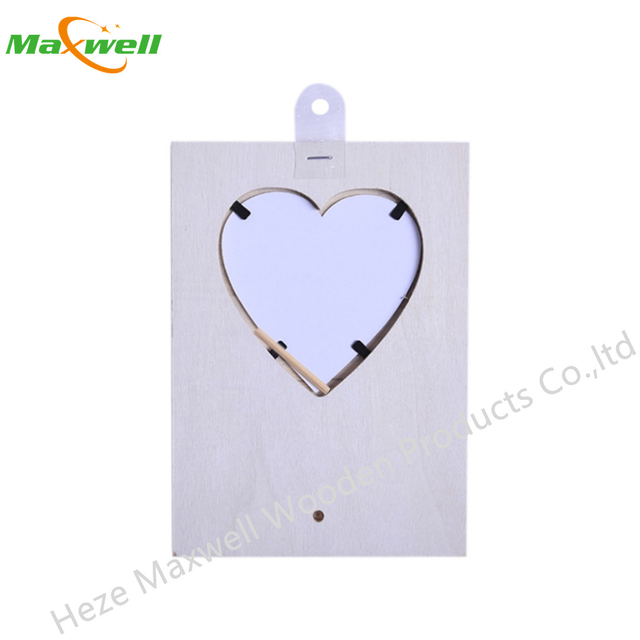 WOOD FRAME SM HEART