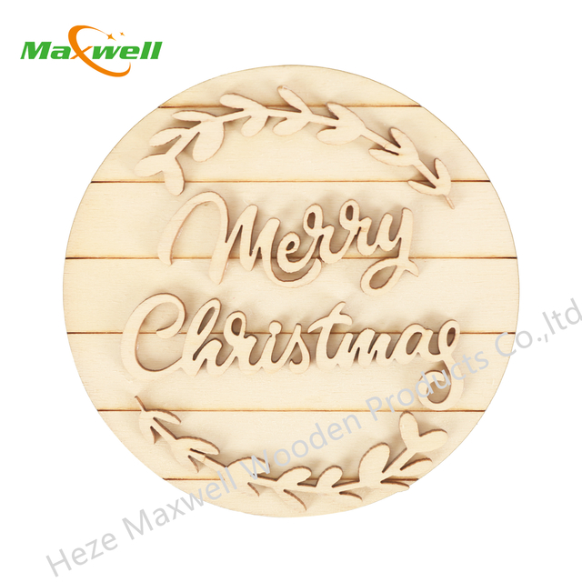 MINI WOOD PLAQUE- MERRY CMAS 