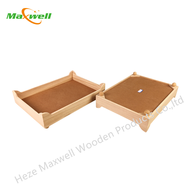 Wood Serving Tray-Riser Stand