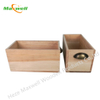 WOOD BOX WITH METAL HANDEL