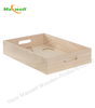 Wood Rectangle Tray with Craved Bottom
