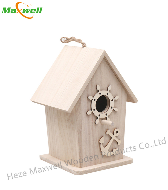 WOOD BIRDHOUSE-LARGE