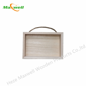 WOOD RECTANGLE SHADOW BOX