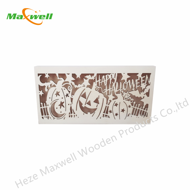 LED BOX HAPPY L PUMPKINS