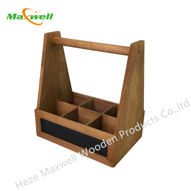 Wood Wine Crate with chalkboard
