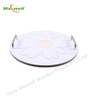 Wood Serving Tray Flower