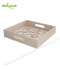 Wood Serving Tray-Layered Flower