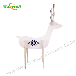 Wood 3D Yard Sign-deer