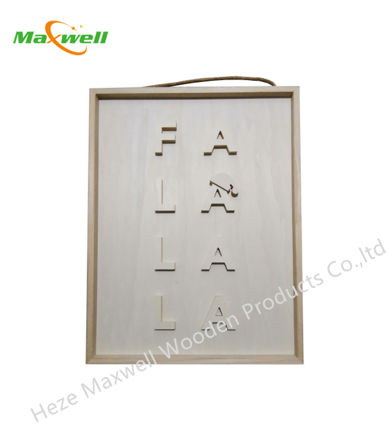 Wood Christmas Sign-Falalala