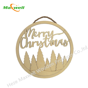 Wood Wreath-Merry Christmas