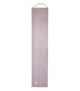 SNOWFLAKES FOLDING PORCH SIGN 6FT