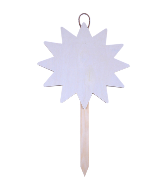 WOOD YARD SIGN STARBURST