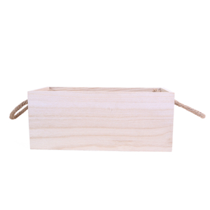 PLANTER WITH ROPE HANDLES