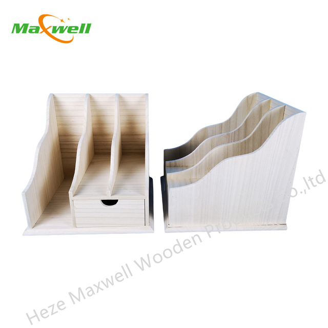 Wood Bookstand-3 Lines