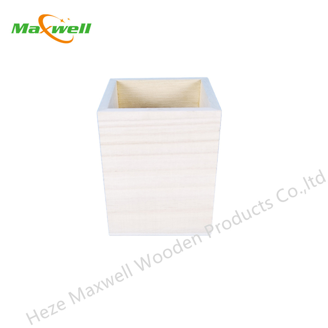 Wood Pen Holder-Square